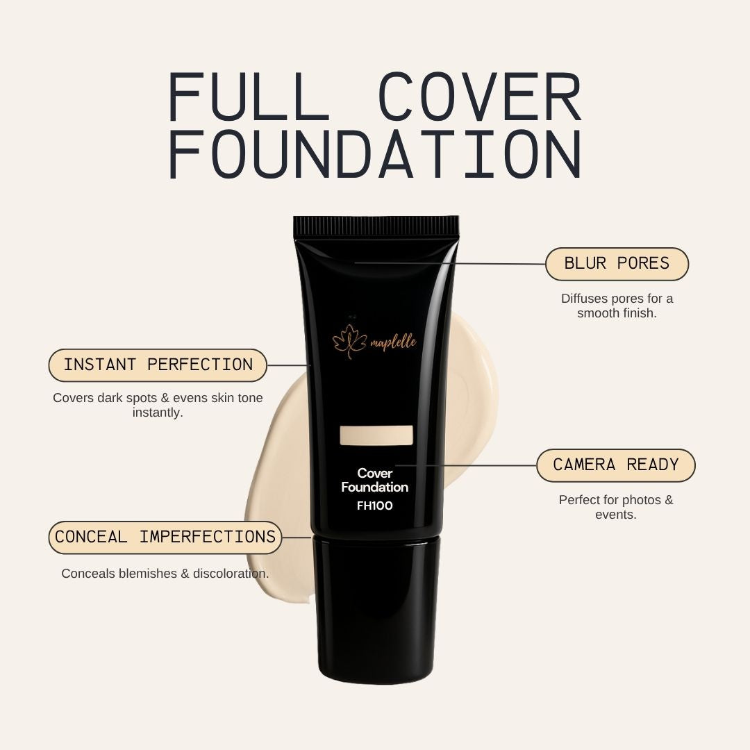 Full Coverage Foundation for Smooth Flawless Complexion