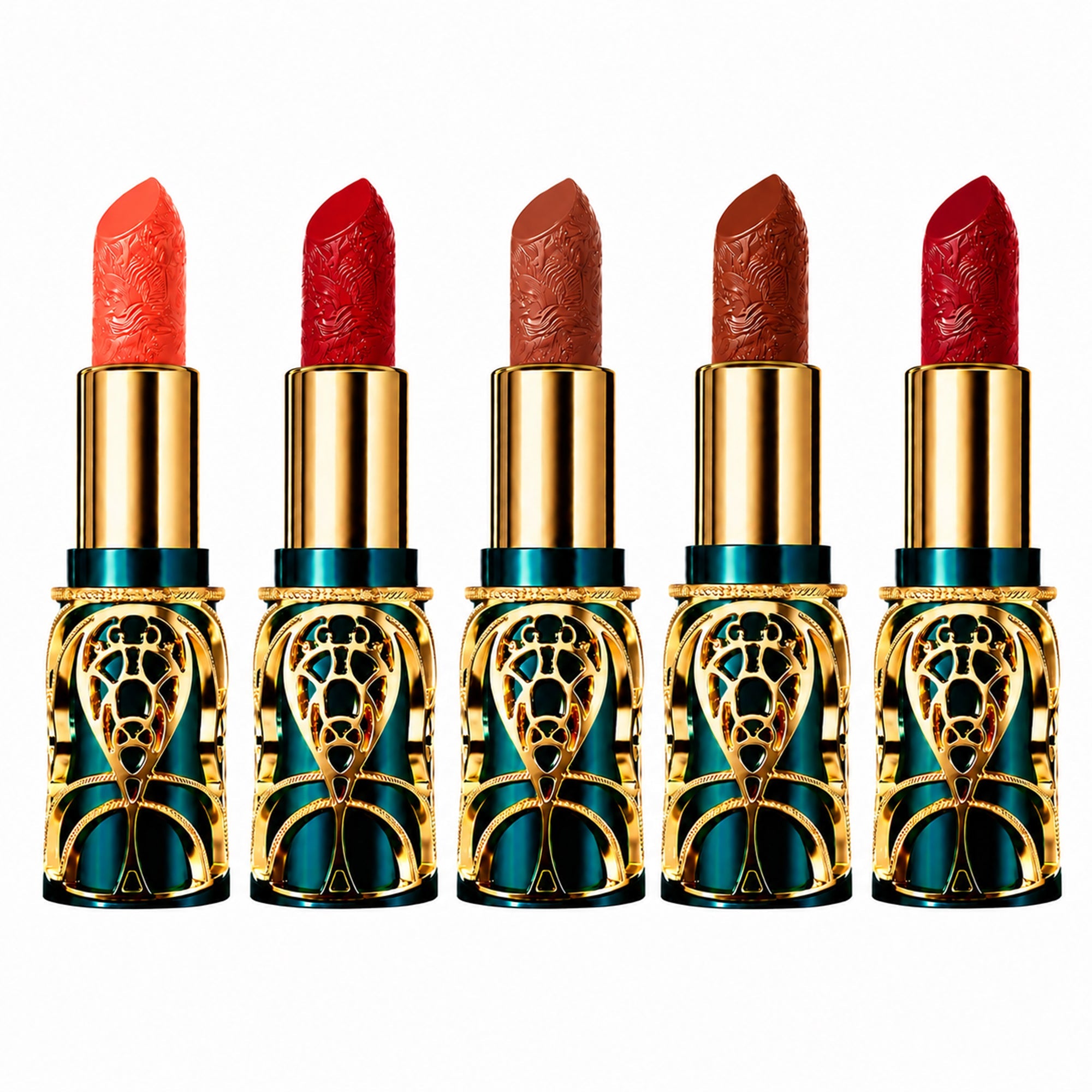 Soft Mist Satin Lipstick Set with Five Vegan Shades