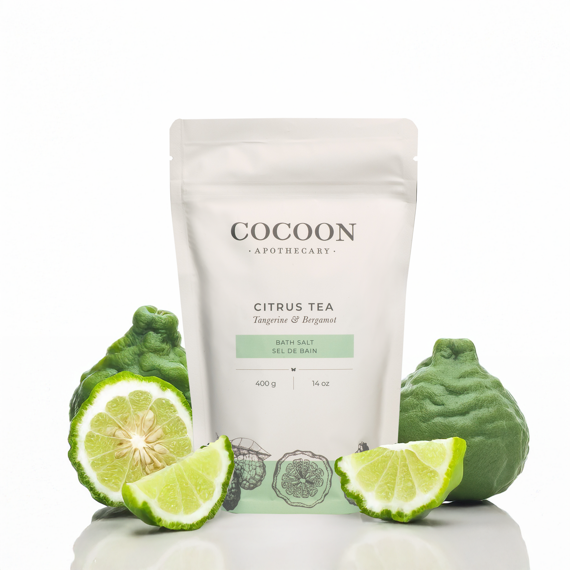 Citrus Tea Bath Salts Refreshing Aromatherapy Soak Crystals