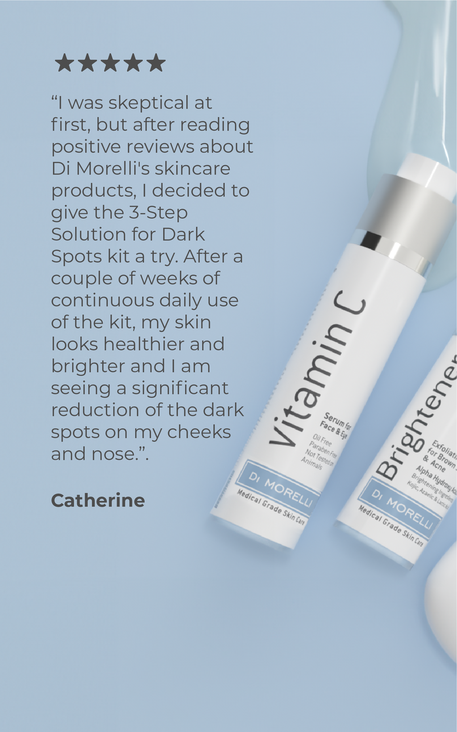 3-Step Solution For Dark Spots with Bag