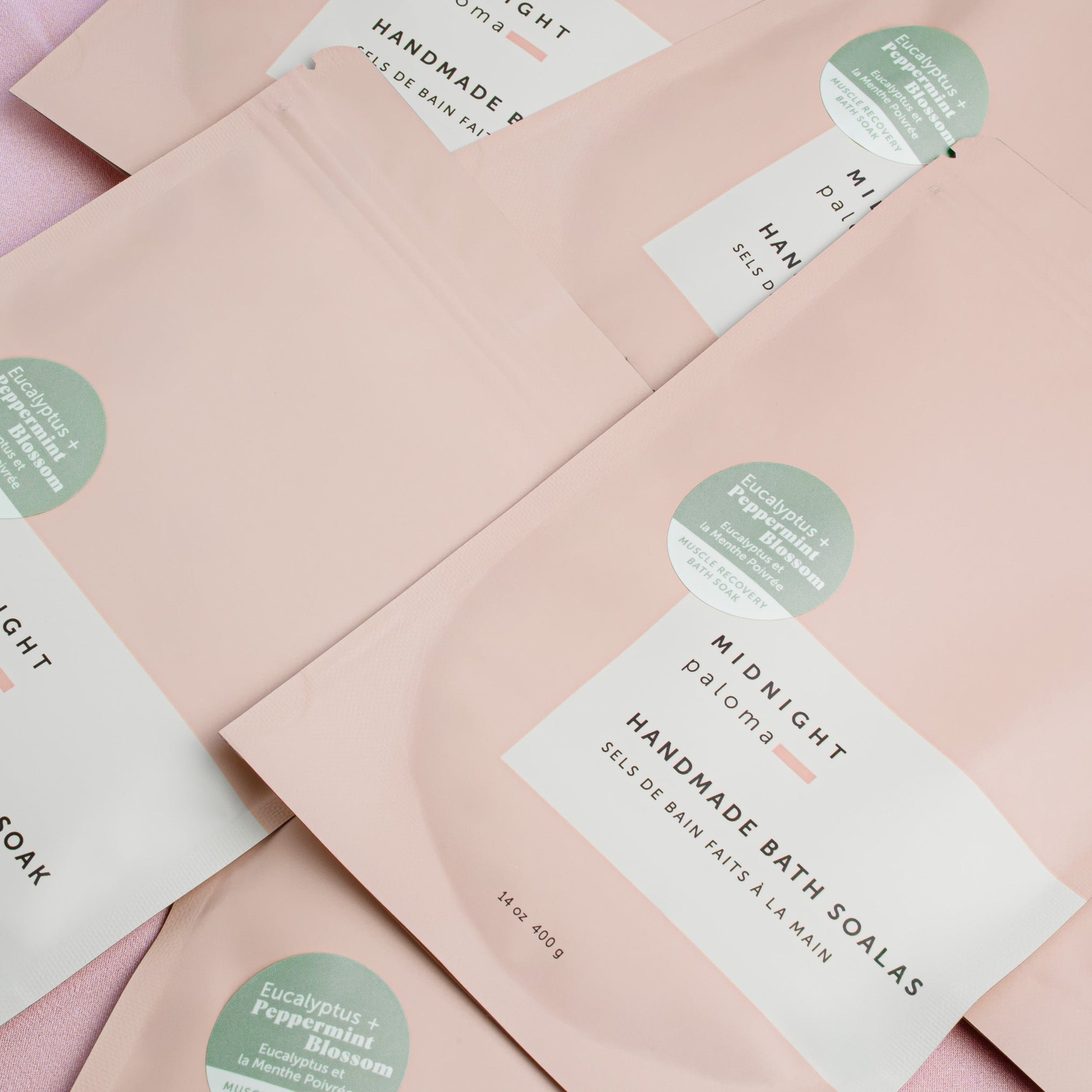 Eucalyptus Peppermint Blossom Bath Soak Refreshing Spa Treatment