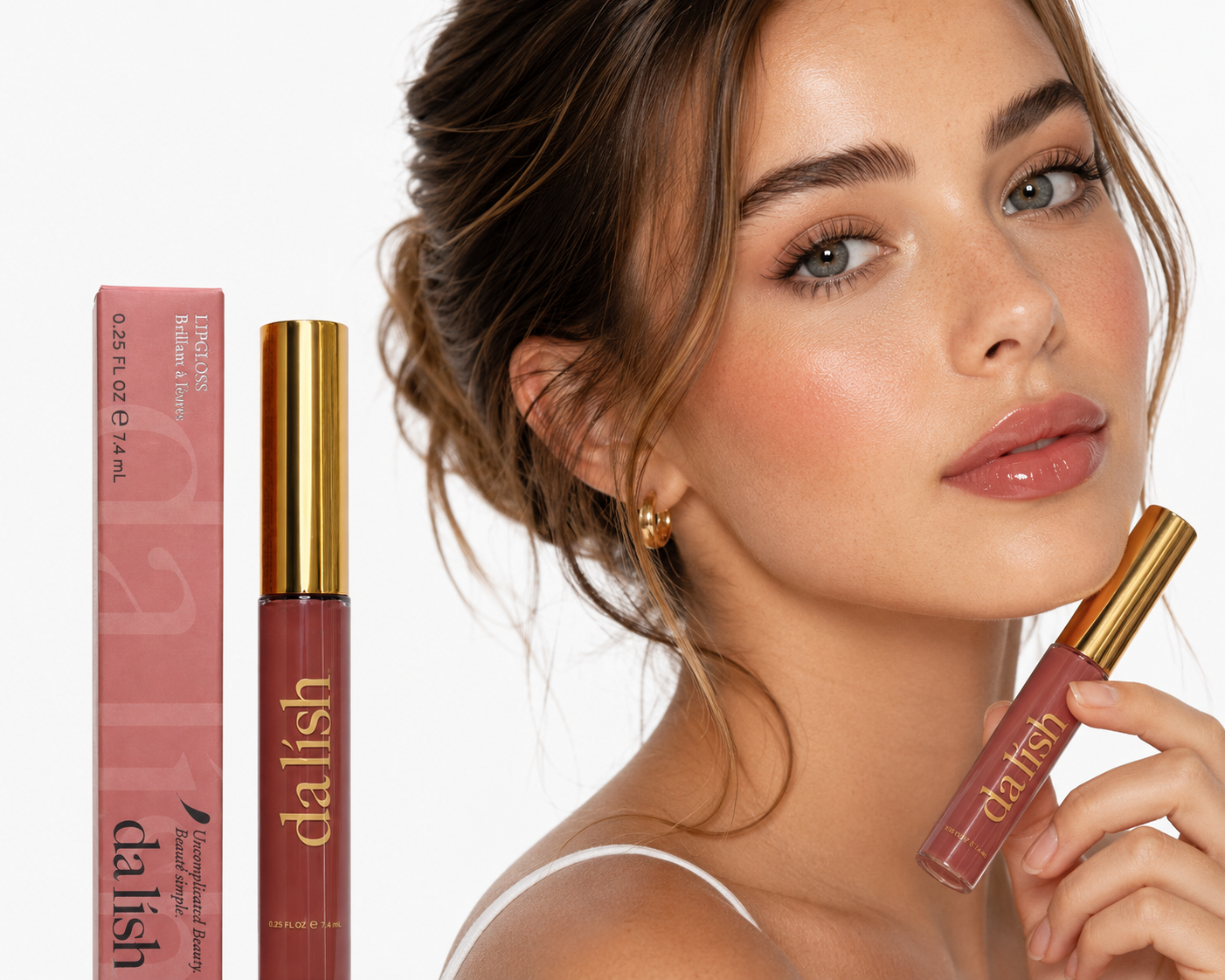 High-Shine Lip Gloss with Smooth Non-Sticky Finish