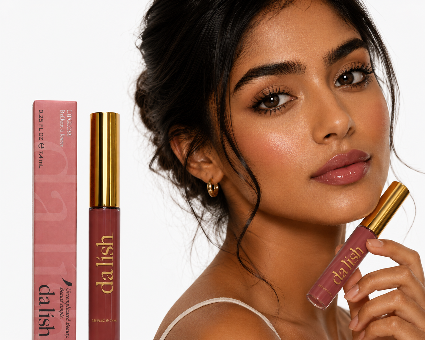 High-Shine Lip Gloss with Smooth Non-Sticky Finish