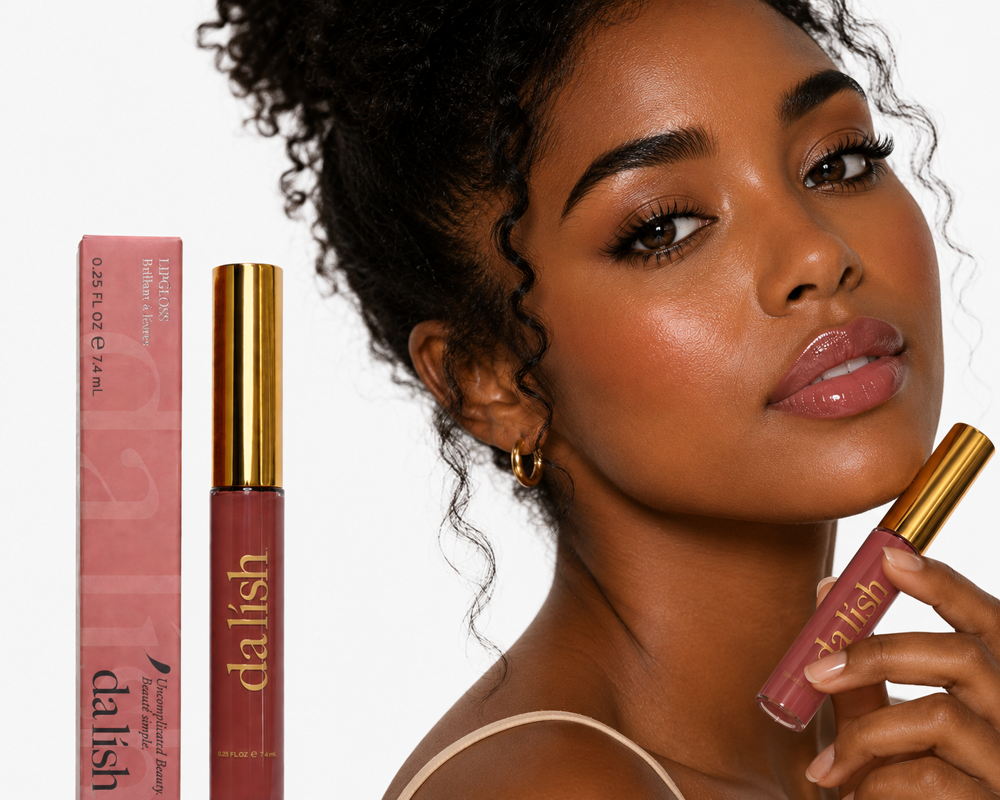High-Shine Lip Gloss with Smooth Non-Sticky Finish