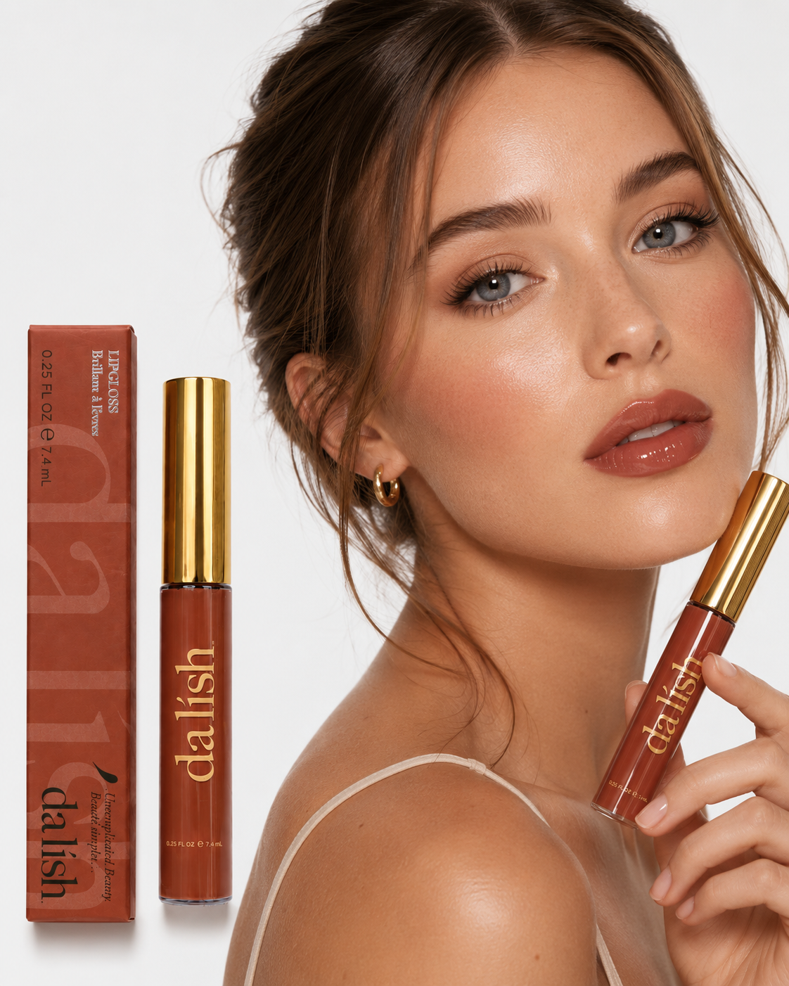 High-Shine Lip Gloss with Smooth Non-Sticky Finish