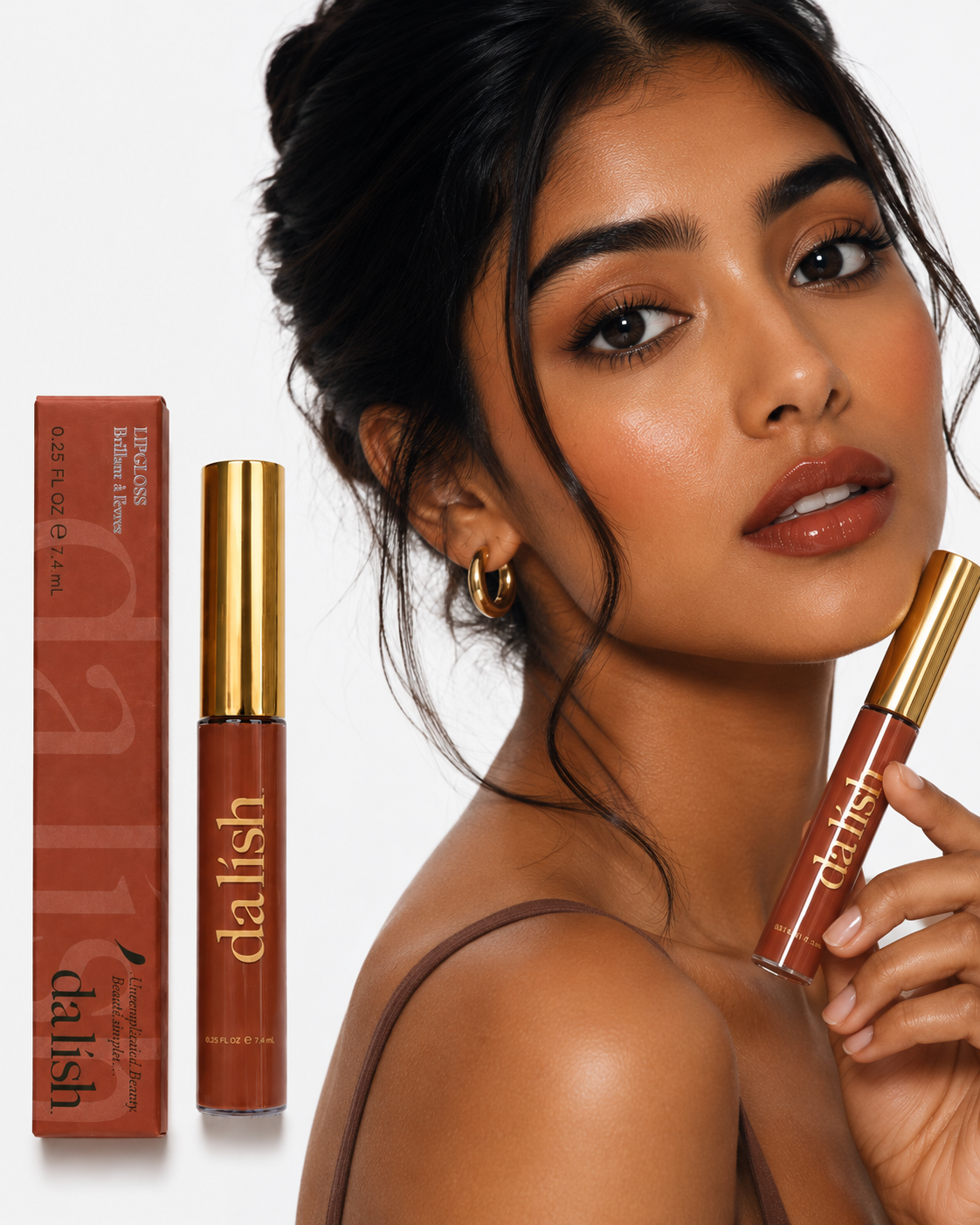 High-Shine Lip Gloss with Smooth Non-Sticky Finish