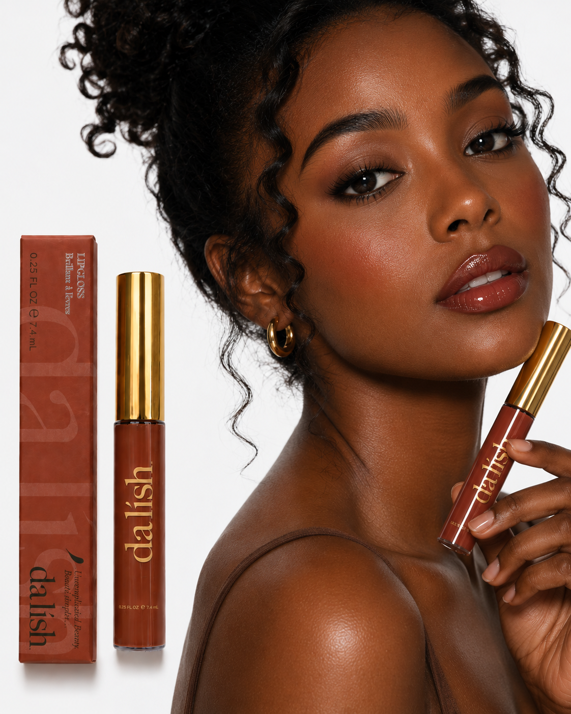 High-Shine Lip Gloss with Smooth Non-Sticky Finish