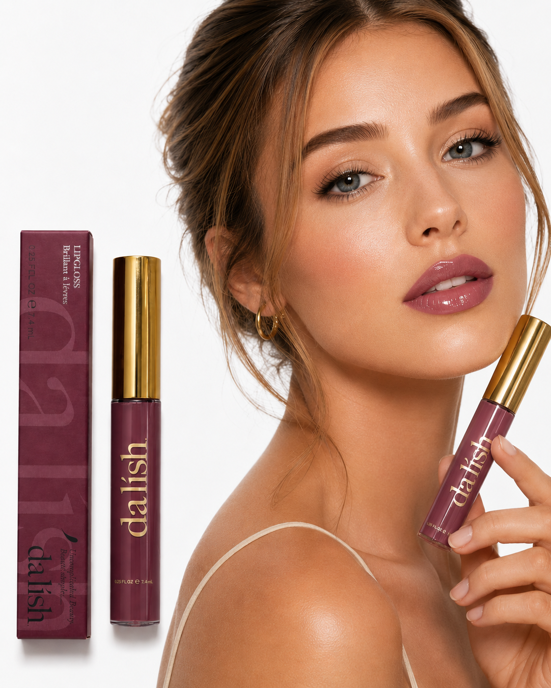 High-Shine Lip Gloss with Smooth Non-Sticky Finish
