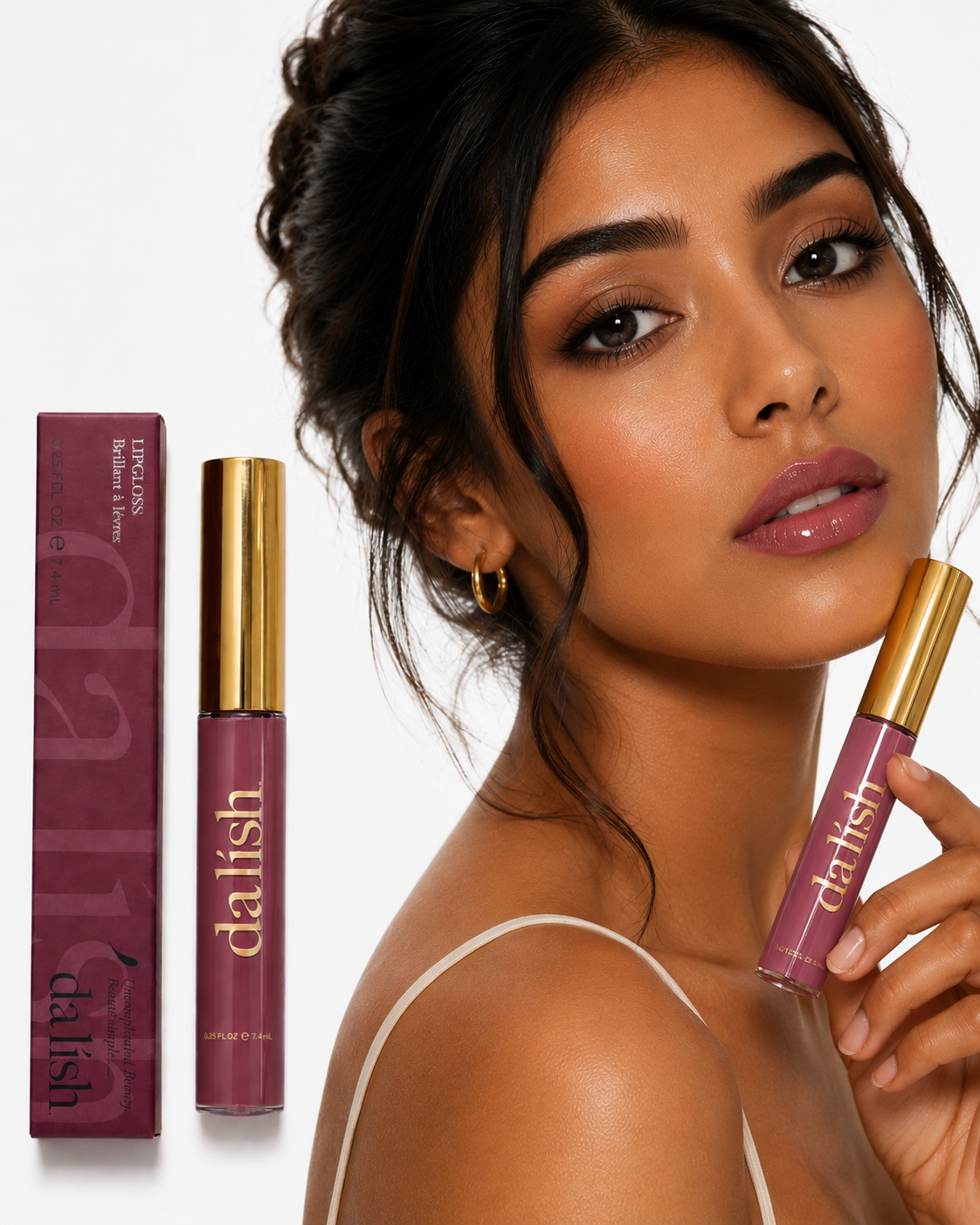 High-Shine Lip Gloss with Smooth Non-Sticky Finish