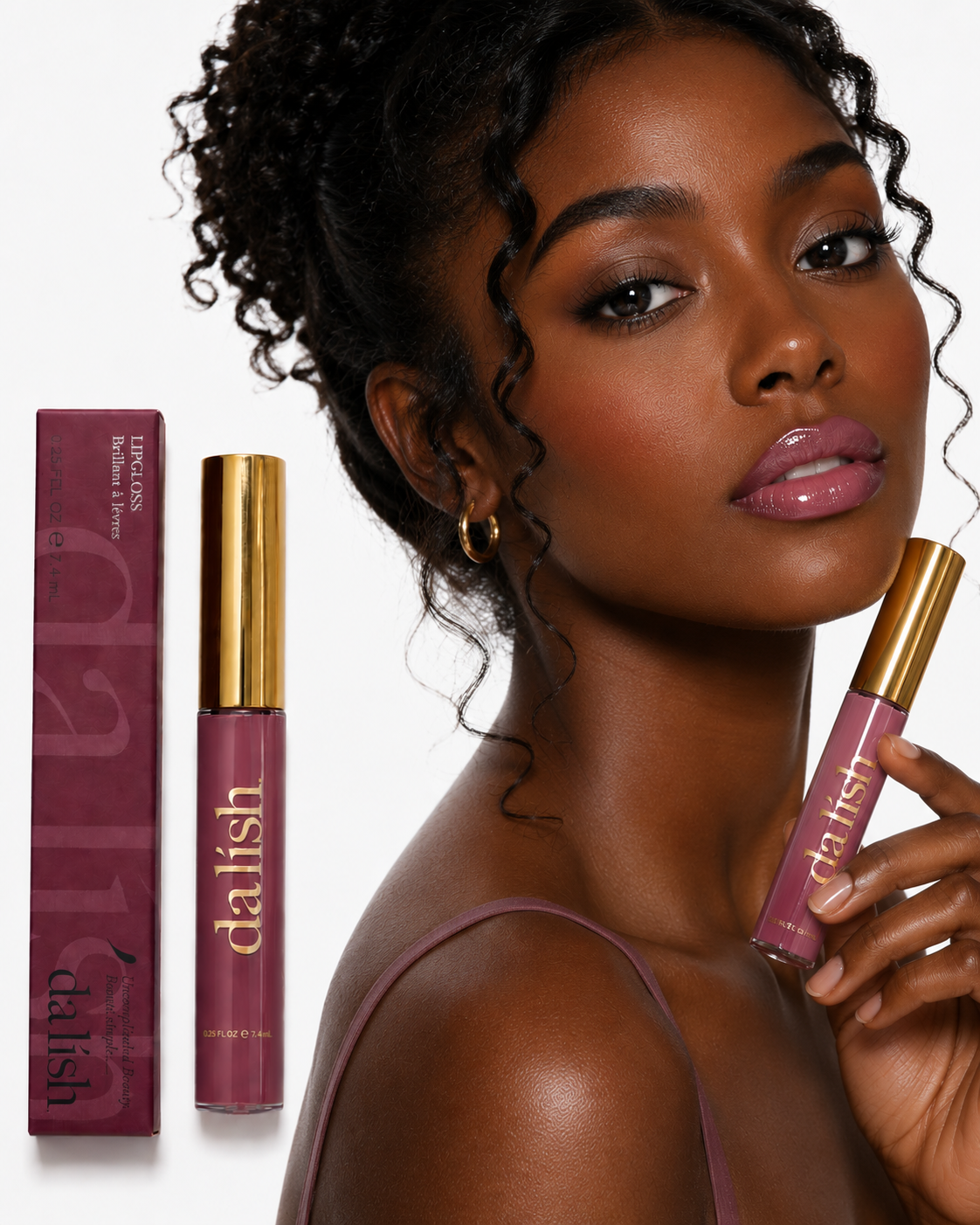High-Shine Lip Gloss with Smooth Non-Sticky Finish