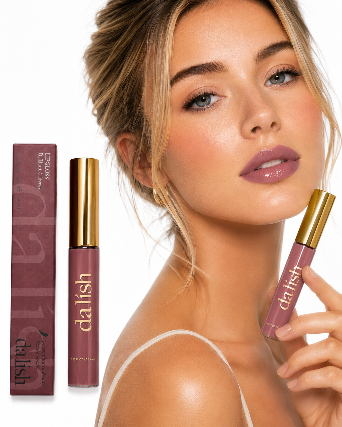 High-Shine Lip Gloss with Smooth Non-Sticky Finish
