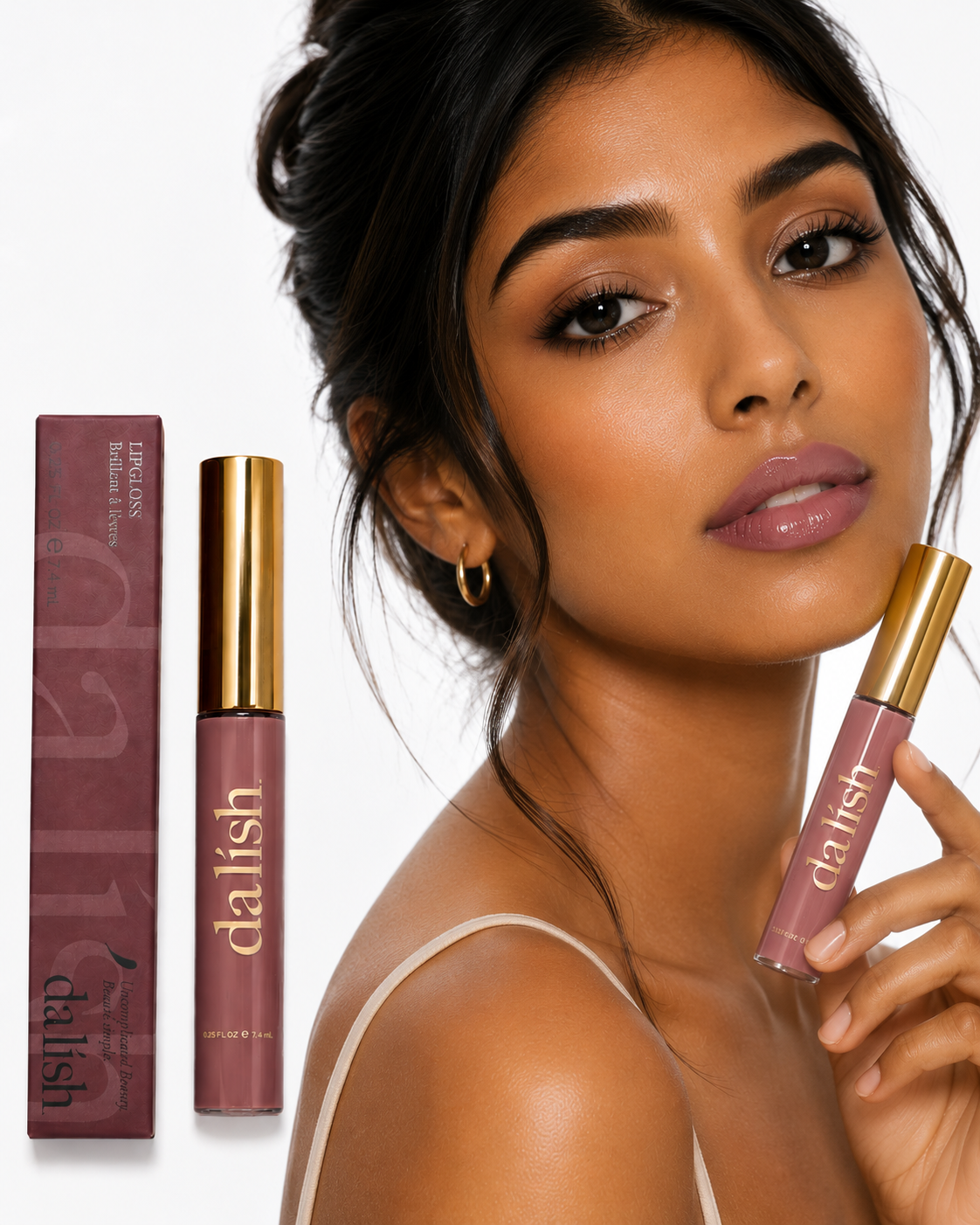High-Shine Lip Gloss with Smooth Non-Sticky Finish