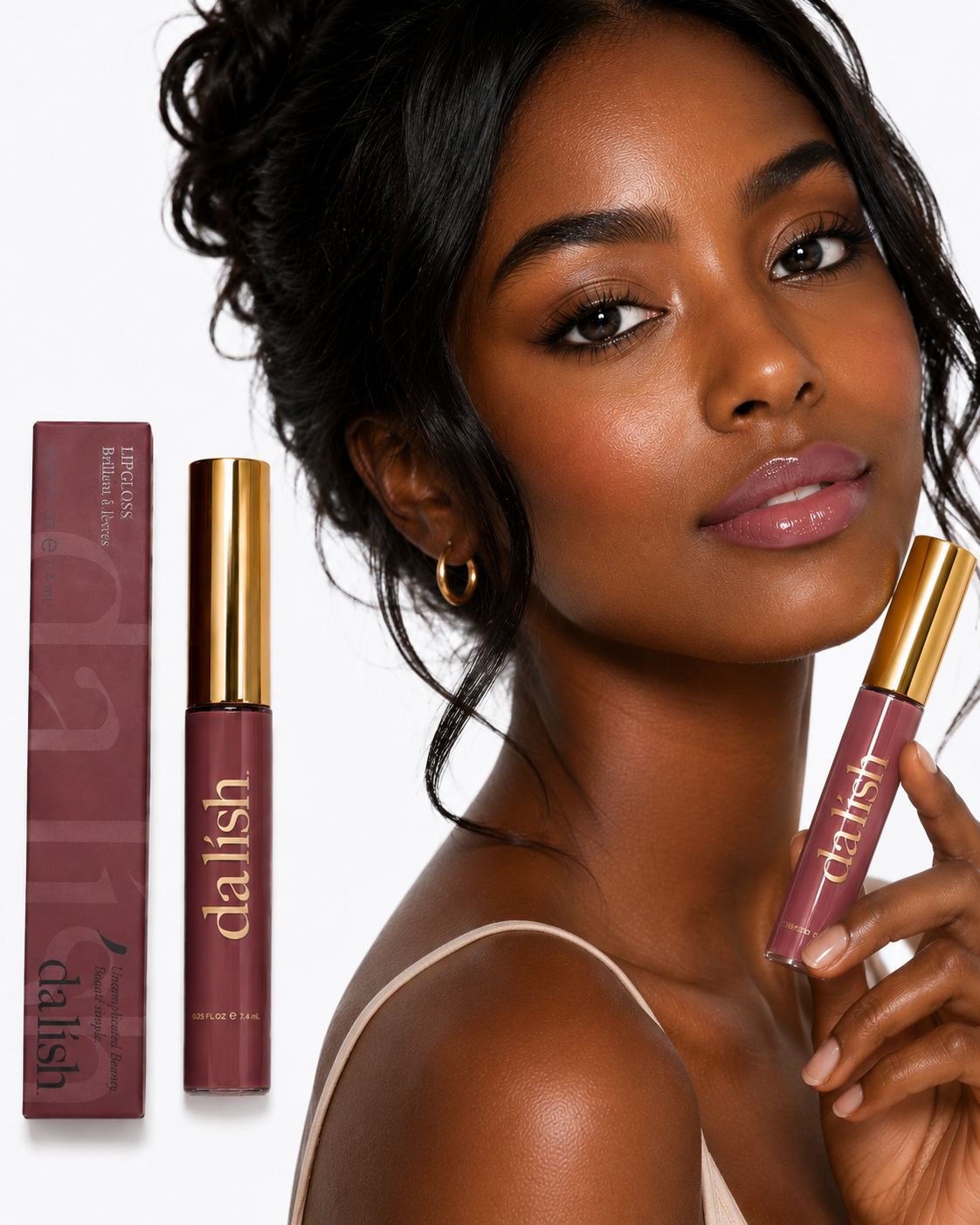High-Shine Lip Gloss with Smooth Non-Sticky Finish