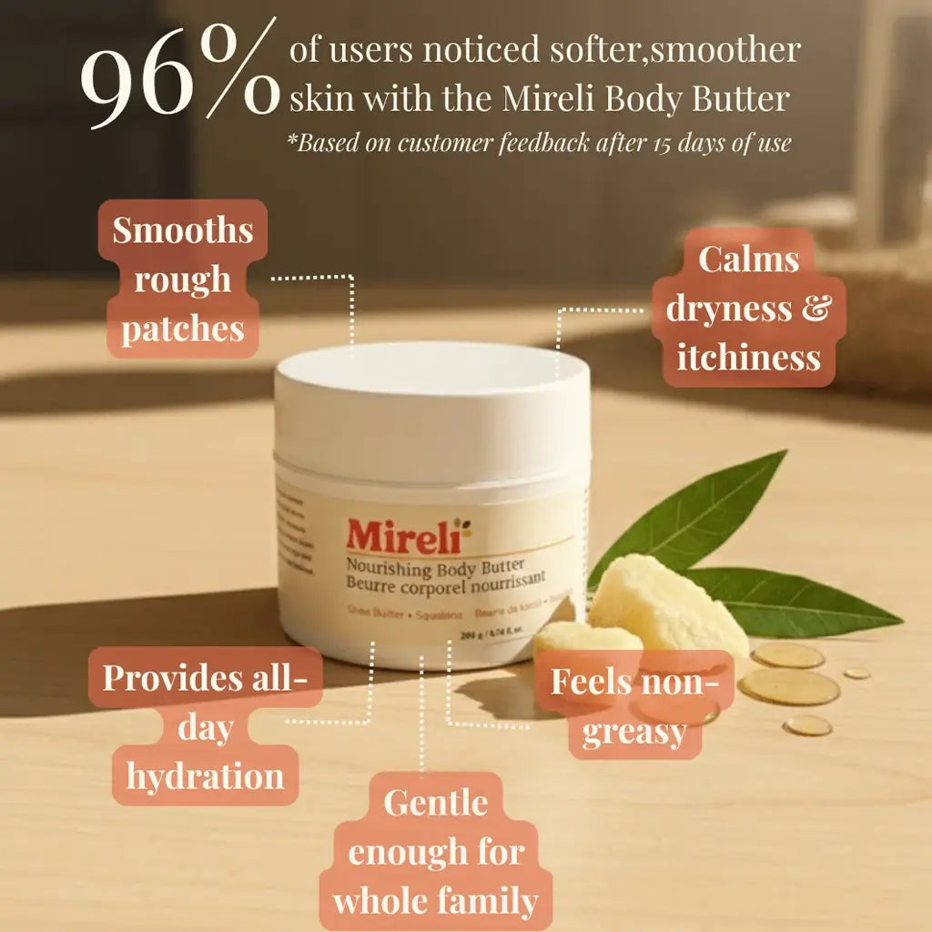Nourishing Body Butter Sensitive Skin Deep Hydration Moisturizer