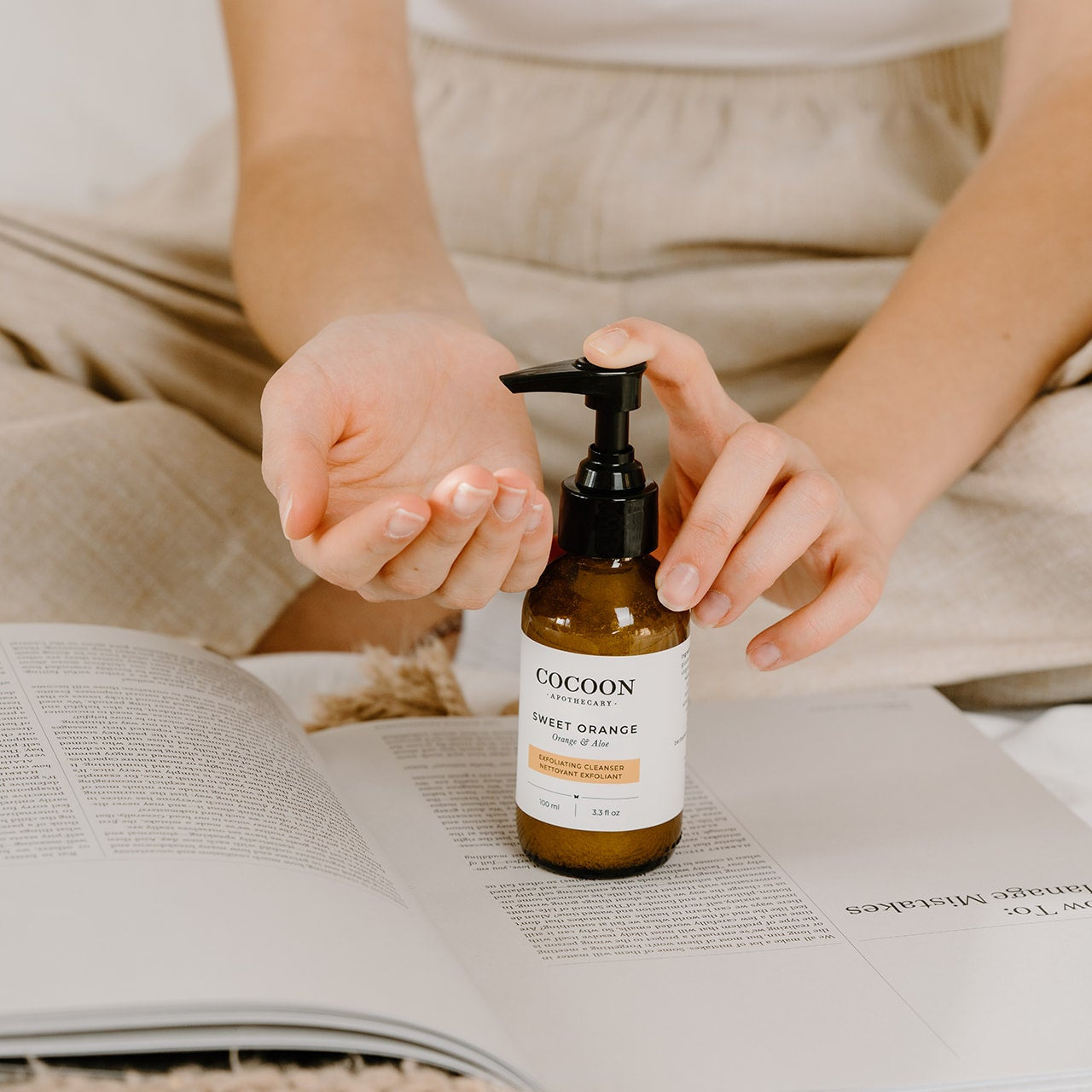 Sweet Orange Exfoliating Gel Cleanser for Clear Balanced Skin