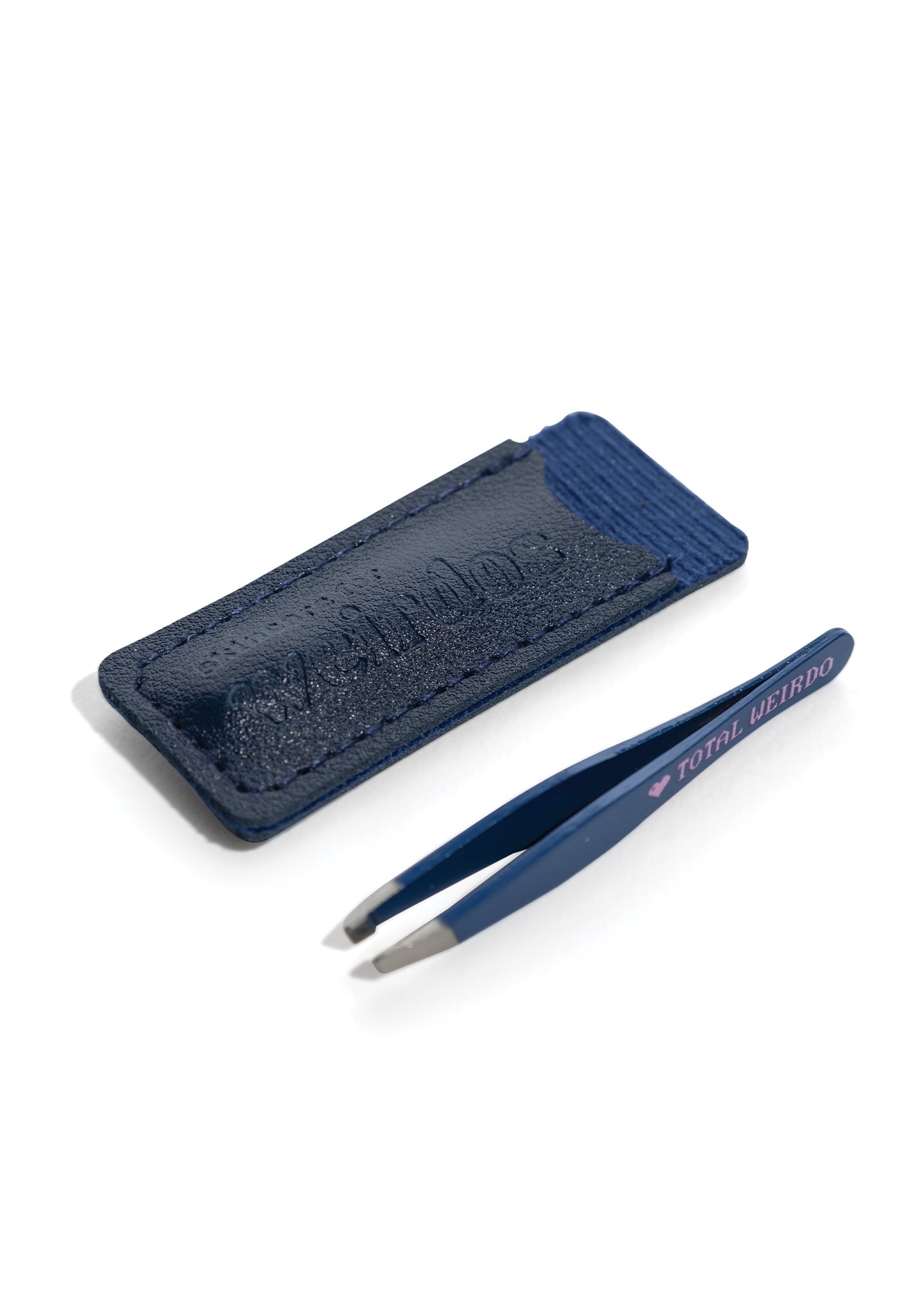 Mini Pro Tweezers Navy Precision Eyebrow Grooming Tool
