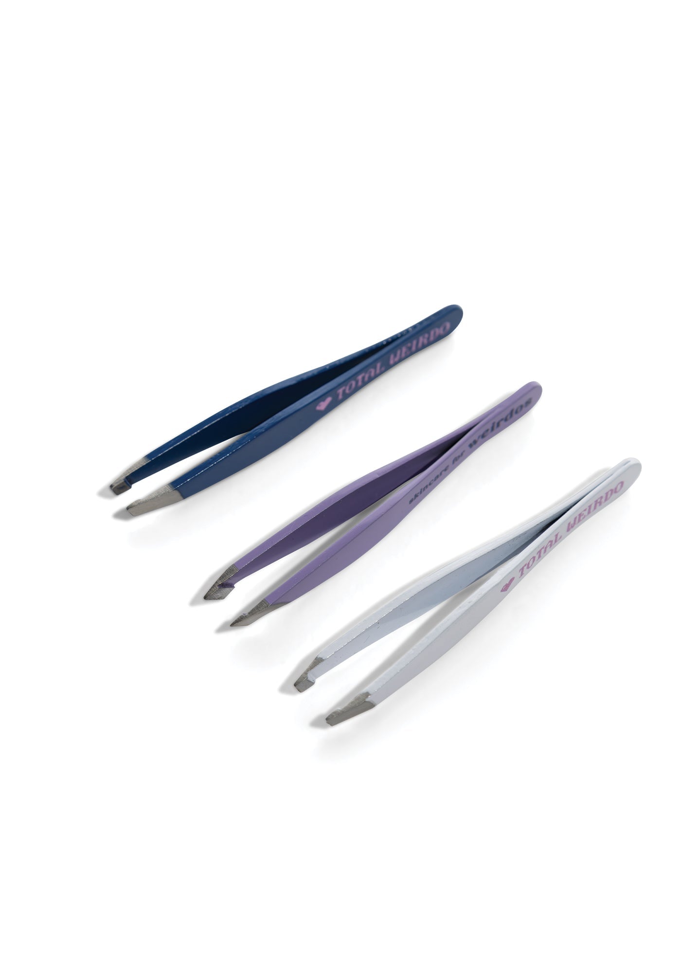 Mini Pro Tweezers Navy Precision Eyebrow Grooming Tool