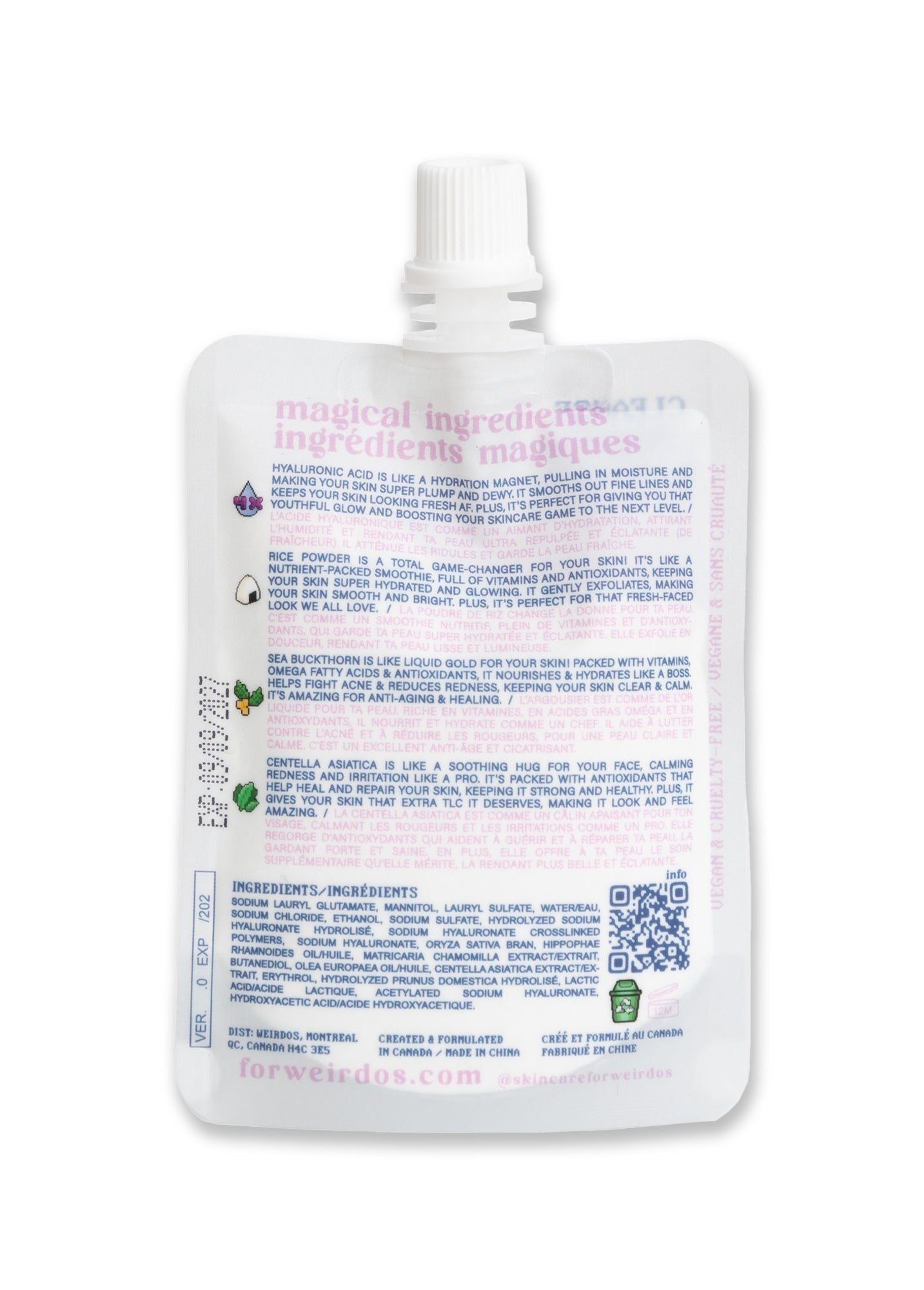 Powder Cleanser Gentle Hydrating Facial Wash Powder