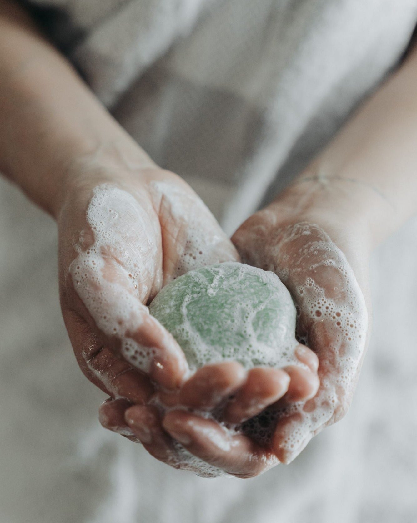 Peppermint Eucalyptus Shampoo Bar for Refreshing Hair Care