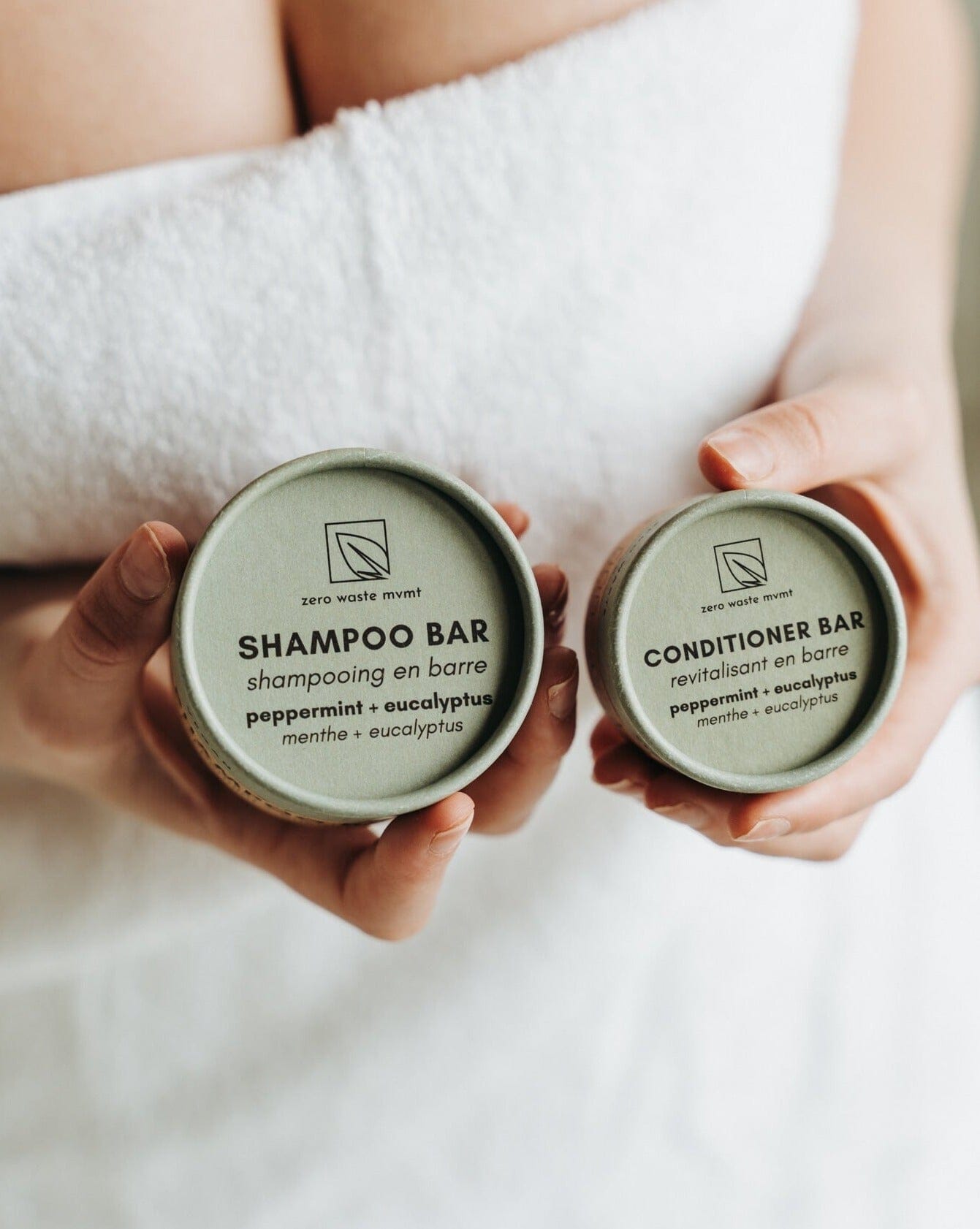 Peppermint Eucalyptus Shampoo Bar for Refreshing Hair Care